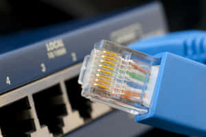 Ethernet Wiring Connects Computers And Other Devices Wallpaper