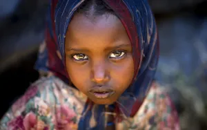 Ethiopia Borana Little Girl Wallpaper