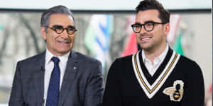 Eugene Levy On The Set Of Schitt's Creek Wallpaper