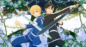 Eugeo, The Heroic Swordsman In Sword Art Online Wallpaper