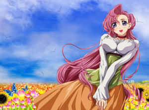 Euphemia Li Britannia In A Beautiful And Serene Pose Wallpaper