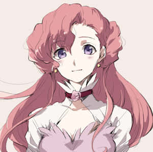 Euphemia Li Britannia Of Code Geass With A Warm Smile Wallpaper