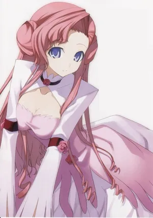 Euphemia Li Britannia Sitting On A Throne Wallpaper