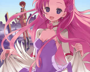 Euphemia Li Britannia Striking A Confident Pose Wallpaper