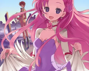 Euphemia Li Britannia Striking A Confident Pose Wallpaper
