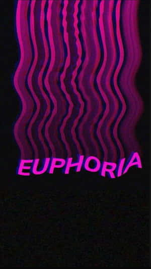 Euphoria Aesthetic Vibrant Waves Wallpaper