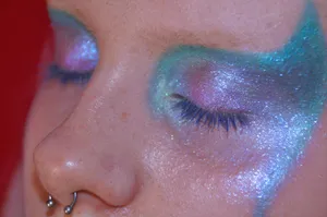 Euphoric Glitter Makeup Aesthetic Wallpaper