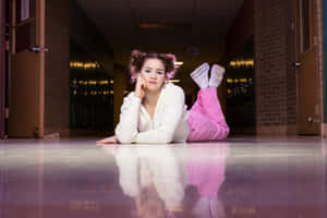 Euphoric School Hallway Fashion Wallpaper