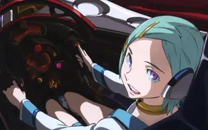 Eureka's Serene Stare In Eureka Seven Wallpaper