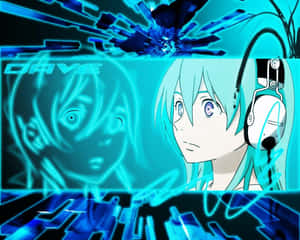 Eureka Seven Anime Character Cyber Theme Wallpaper
