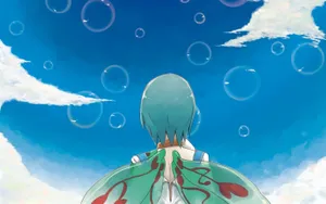 Eureka Seven Bubblesand Blue Skies Wallpaper