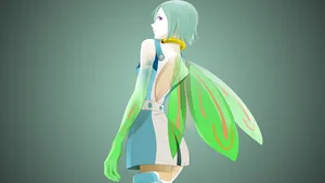 Eureka Seven Butterfly Wings Wallpaper