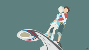 Eureka Seven Deviant Minimalist Wallpaper