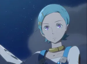 Eureka Seven - Eureka In Thoughtful Contemplation Wallpaper