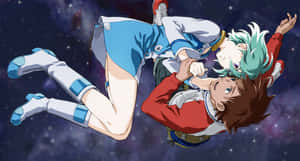 Eureka Seven's Protagonist Eureka In A Poignant Moment Wallpaper