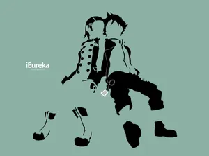 Eureka Seven Silhouette Art Wallpaper