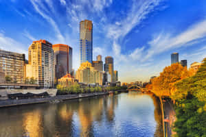 Eureka Tower Melbourne Skyline Wallpaper