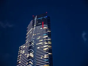 Eureka Tower Night Skyline Wallpaper