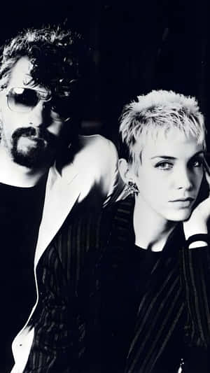Eurythmics Iconic Duo Wallpaper
