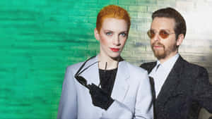 Eurythmics Iconic Duo Wallpaper