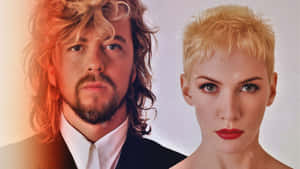 Eurythmics Iconic Duo Wallpaper