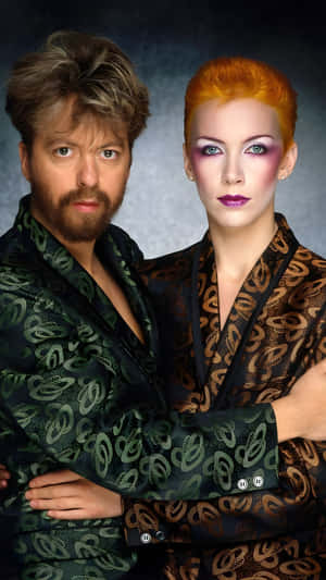 Eurythmics Iconic Duo Wallpaper