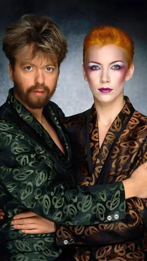 Eurythmics Iconic Duo Wallpaper