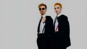 Eurythmics Iconic Duo Style Wallpaper