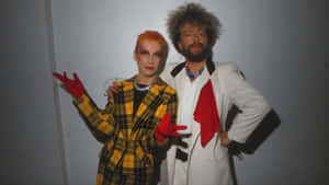 Eurythmics Iconic Duo Style Wallpaper