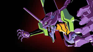 Eva 01, The Giant Purple Robot, Ready For Battle Wallpaper