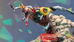 Eva-02 In Battle Stance Wallpaper