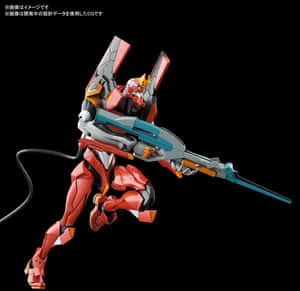 Eva-02 Unit In Action Wallpaper