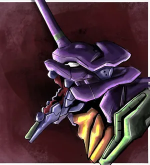 Eva Unit 01 Standing Tall In The Heart Of Tokyo-3 Wallpaper