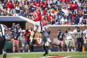 Evan Engram Athletic Catch Football Game Wallpaper