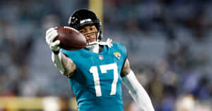 Evan Engram Jaguars Catch Focus Wallpaper