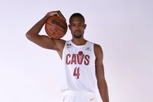 Evan Mobley Cleveland Cavaliers Portrait Wallpaper