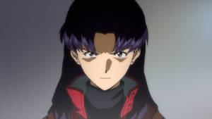 Evangelion 4k Serious Misato Katsuragi Wallpaper