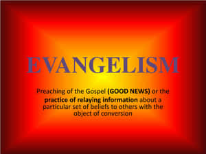 Evangelism Definition Graphic Wallpaper