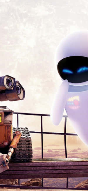 Eve And Wall E Iphone 2008 Wallpaper