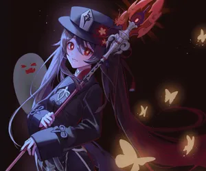 Evening Light Hu Tao Pfp Wallpaper