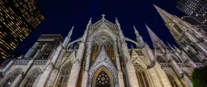 Evening Sky Saint Patrick's Cathedral Wallpaper