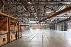 Evergreen Brick Works Interior Industrial Space Wallpaper