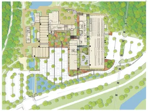 Evergreen Brick Works Site Plan Wallpaper