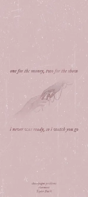 Evermore Aesthetic Taylor Swift Lyrics Wallpaper
