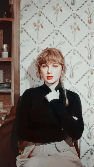 Evermore Aesthetic Vintage Portrait Wallpaper