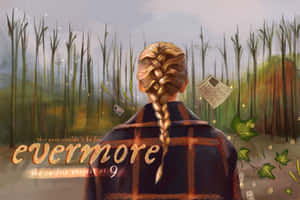 Evermore Fan Art Braided Hair Back View Wallpaper