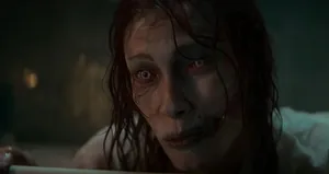 Evil Dead Rise Intense Scene Wallpaper