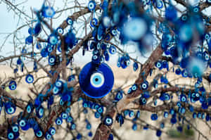 Evil Eye Charms Tree Wallpaper