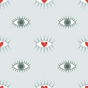 Evil Eye Heart Pattern.jpg Wallpaper