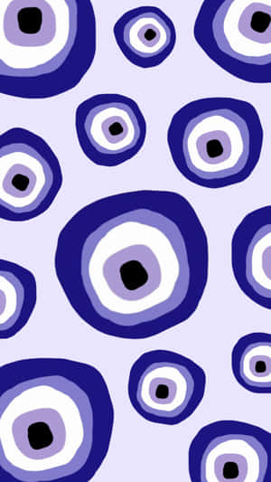 Evil Eye Pattern Aesthetic Wallpaper